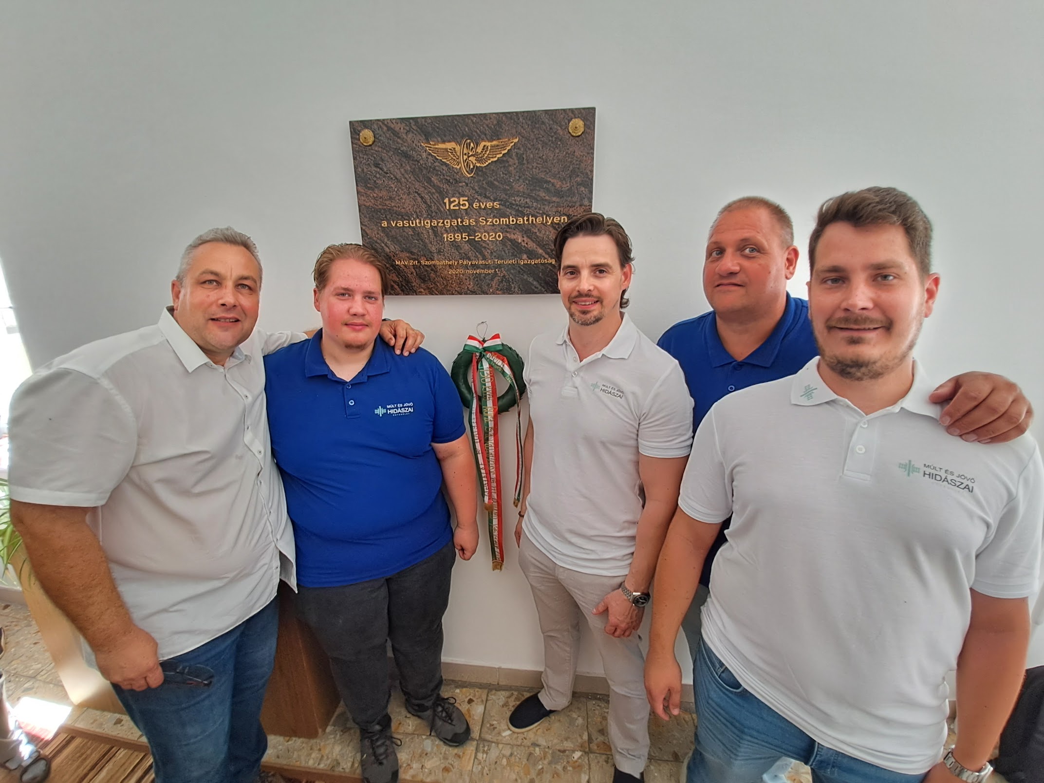 Szombathelyi MÁV‑igazgatóság koszorúzás 2025.06.30 háttérkép